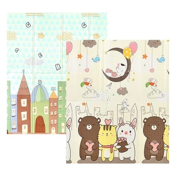 Ігровий термокилимок Baby Home Textile, 2-х сторонній, EVA, 180 х 150 х 0.8 см, в сумці. Multicolor (146072)