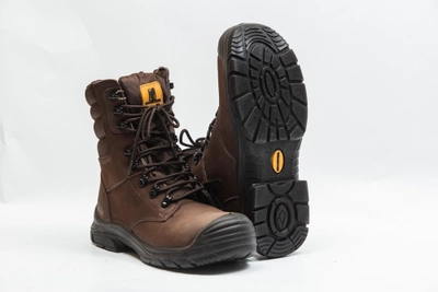 Берцы тактические. Мужские боевые ботинки с водостойкой мембраной Maxsteel Waterproof Brown 43 (284мм) коричневые