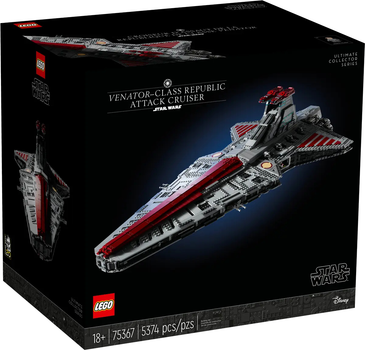 Zestaw klocków LEGO Star Wars Gwiezdny Niszczyciel typu Venator 5374 elementy (75367)
