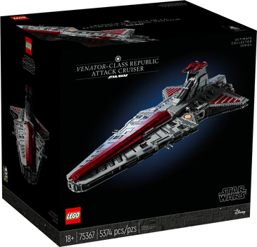 Конструктор LEGO Star Wars Звездный Разрушитель типа Венатор 5374 деталей (75367)