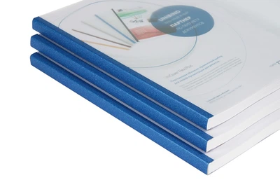Термообложка пластиковая Peleman Crystal Flex Cover, A4, 60, лазурный (000016146)