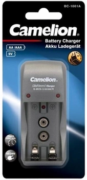 Зарядний пристрій для акумулятора Camelion Battery Charger AA/AAA 9V Black (20001001)