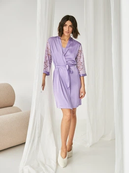 Халат жіночий BARWA garments 0337 M Ліловий (2110003372115)