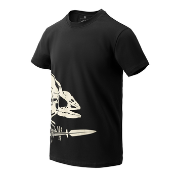 Футболка з логотипом Helikon-Tex T-Shirt (Full Body Skeleton) - Black XXXL