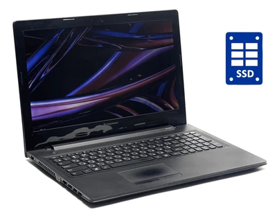 Ноутбук Б-класс Lenovo G50-70 / 15.6" (1366x768) TN / Intel Pentium 3558U (2 ядра по 1.7 GHz) / 8 GB DDR3 / 120 GB SSD NEW / Intel HD Graphics 4400 / WebCam / DVD-ROM б/у