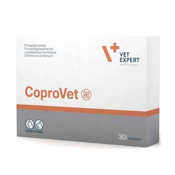 VetExpert CoproVet - пищевая добавка для кошек и собак для эффективного решения проблемы копрофагии 30 капс