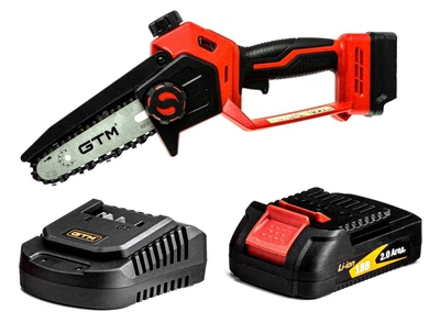 Пила цепная аккумуляторная GTM CS18/127BL BEO2 (12.7 см, 10.5 м/с, BL, 18V)