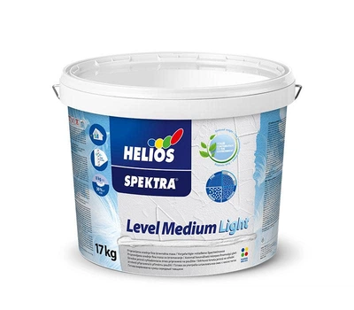 Шпатлівка Helios Spektra LEVEL Medium Light 17 кг