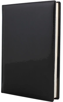Щоденник недатований Cabinet Vivella Lak А5 320 аркушів Чорний (O25425-01)