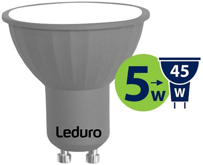 Лампа світлодіодна LED Leduro GU10 3000K 5W 400 lm PAR16 21192 (4750703995955)