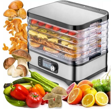 Сушарка для овочів і фруктів Berdsen BD-690 400 Вт 270x320x250