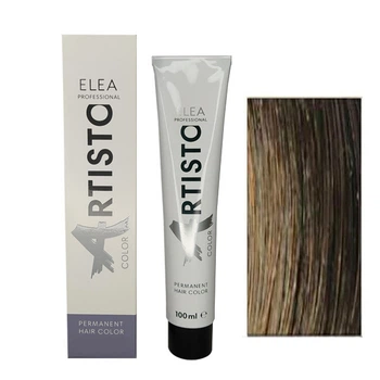 Elea Professional Artisto Color (Болгария) Перманентна крем-фарба № 4.71 Шатен коричнево-попелястий