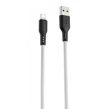 Кабель Proove Rebirth USB to Lightning 2.4A (1m) black/white