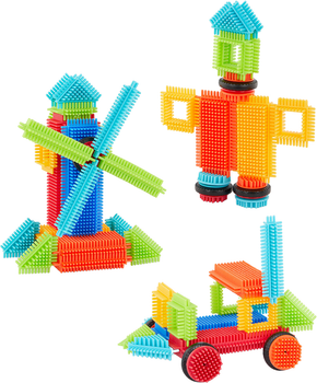 Конструктор Battat Lite Bristle Blocks Строитель 36 деталей в коробке (BT3099Z)