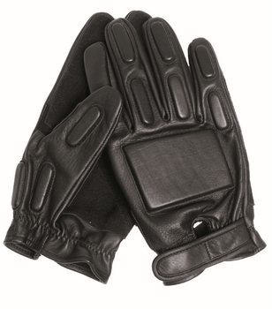 Перчатки тактические кожаные XL Черные Mil-Tec Sec Handschuhe Leder XL Schwarz (12501002-010-XL)