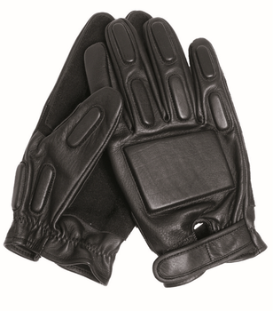 Рукавиці тактичні шкіряні XL Чорні Mil-Tec Sec Handschuhe Leder XL Schwarz (12501002-010-XL)