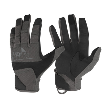 Рукавиці тактичні Helikon-Tex XL Чорні, Сірі Tactical Gloves Hard BLACK/GREY (RK-RNG-PO-0135A-B06-XL)