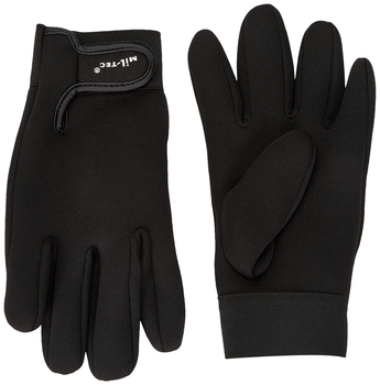 Перчатки тактические Mil-Tec Неопреновые L Черные NEOPREN HANDSCHUHE SCHWARZ KURZ (11660002-904-L)