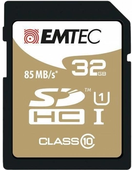 Karta pamęnci Emtec EliteGold SDHC 32GB Class 10 UHS-I (ECMSD32GHC10GP)
