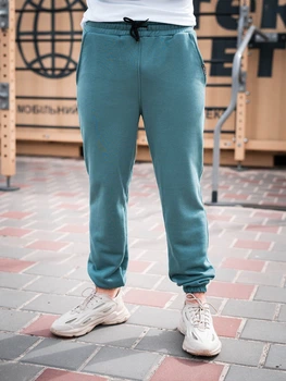 Штани спортивні оверсайз Custom Wear аквамарин S
