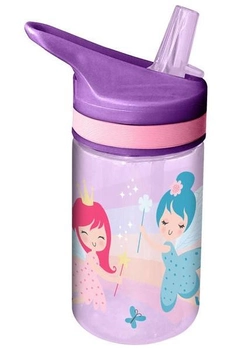 Пляшка для води Kids Euroswan Fairy Princess Фіолетова 400 мл (8435507858830)