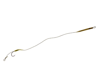 Поводок с крючком c лентяйкой Carp Pro WG №2 20см 25 lb
