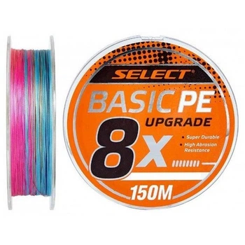 Шнур Select Basic PE 8X Multicolor 150m #1.5/0.18mm 22lb/10kg