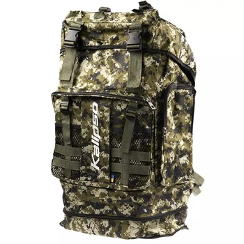 Рюкзак тактический рыбацкий туристический Kalipso Pixel BP-002 45l хаки