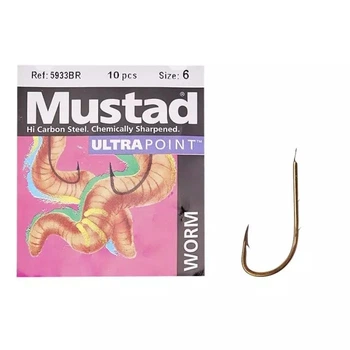 Крючок фидерный Mustad Baitholder 5933BR №6 10шт