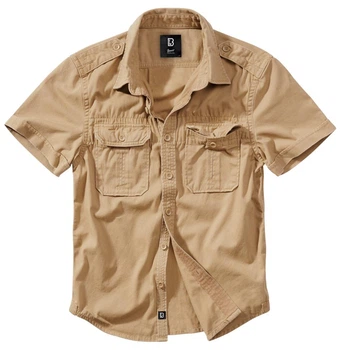 Сорочка вінтажна Brandit Short Sleeve L Camel (4024.70.L)