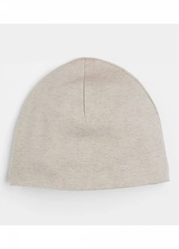 Шапка хлопковая двойная для девочки H&M 1098074-001 обхват 55-57 (158-176 см) Бежевый