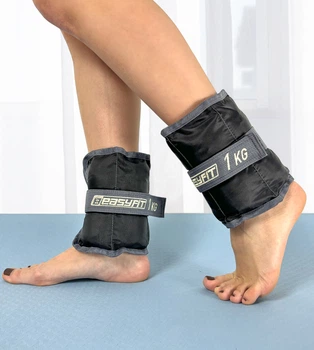 Обважнювачі EasyFit (TNS-1) 2 шт за 1 кг з фіксованою вагою (манжети для рук і ніг з піском, універсальні для бігу)