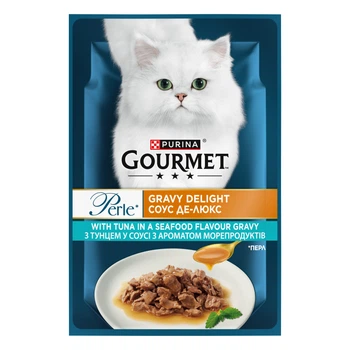 Консервований корм Purina Gourmet Perle Mini Fillets Tuna З тунцем 85 г (8445291188341)A