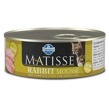 Консервований корм Farmina Matisse Cat Mousse Rabbit Консервований корм з кроликом для котів 85 г (162041)