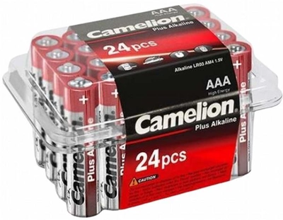 Alkaliczne baterie Camelion AAA Micro LR03 24 szt (11102403)