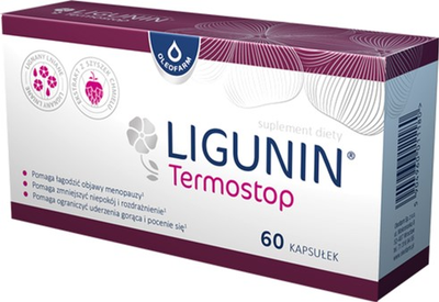 Suplement diety Oleofarm Ligunin Termostop 60 caps (5904960011180)