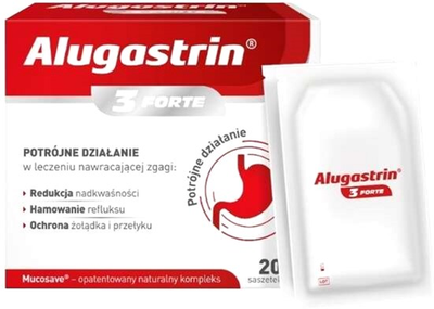 Suplement diety Urgo Alugastrin 3 Forte 20 szt (5902020314929)