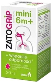 Suplement diety Lekam Zatogrip Zatogrip Mini 6+ 20 ml (5906720537251)