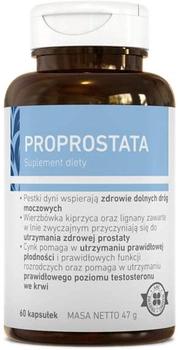 Suplement diety AmcPharma Prorrostata 60 saps (5060023936446)