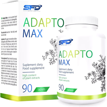 Дієтична добавка SFD Adapto Max 90 таблеток (5902837735740)