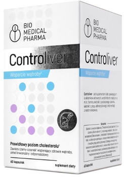 Дієтична добавка Bio Medical Pharma Controliver 60 капсул (5905669622394)