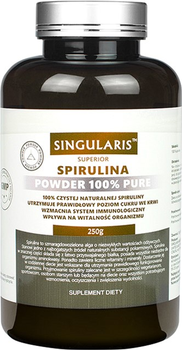 Дієтична добавка Singularis Superior Spirulina Powder 100% Pure 250 г (5903263262534)
