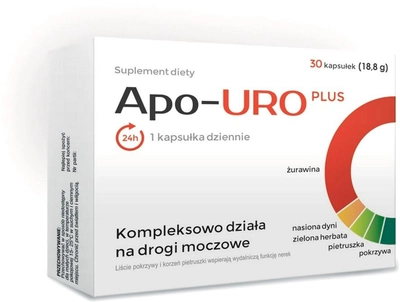 Дієтична добавка Aurovitas Pharma Apo-Uro Plus 30 капсул (5902020661030)