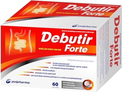 Дієтична добавка Polpharma Debutir Forte 60 капсул (5903060616158)