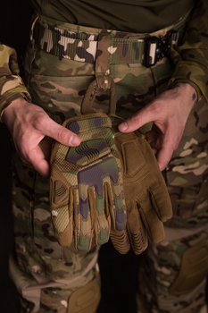 Перчатки тактические BEZET Protective камуфляж - S