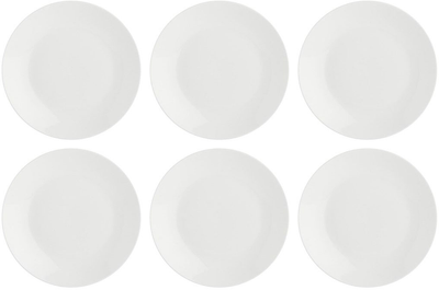 Набір тарілок для салатів La Porcellana Bianca Essenziale 20 см білі 6 шт (P00420003C)
