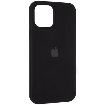 Чехол Fiji Silicone Case для Apple iPhone 13 Pro Max бампер накладка Soft Touch с микрофиброй Black