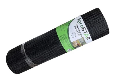Сітка вольєрна AgroStar чорна 12 х 14 мм 0.5 х 100 м (А0049406)