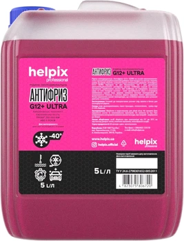 Антифриз Helpix G12 5 л Рожевий (4823075806720)