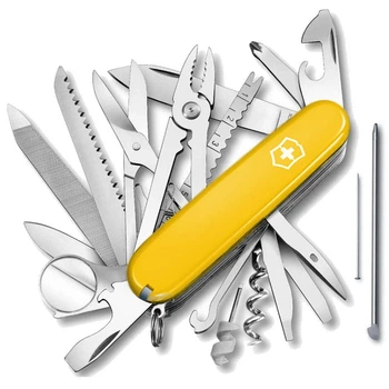 Швейцарский нож Victorinox Swisschamp 33 инструмента (желтый, Vx16795.8)